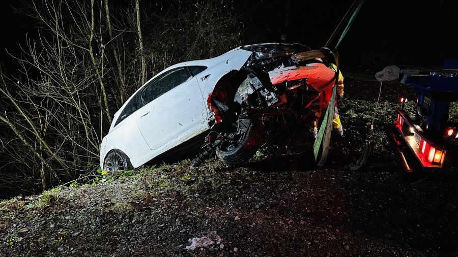 Bergung von Auto