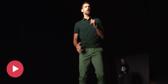 Vor Nummer-1-Ehrung - Hier zeigt Novak Djokovic seine Tanzkünste!