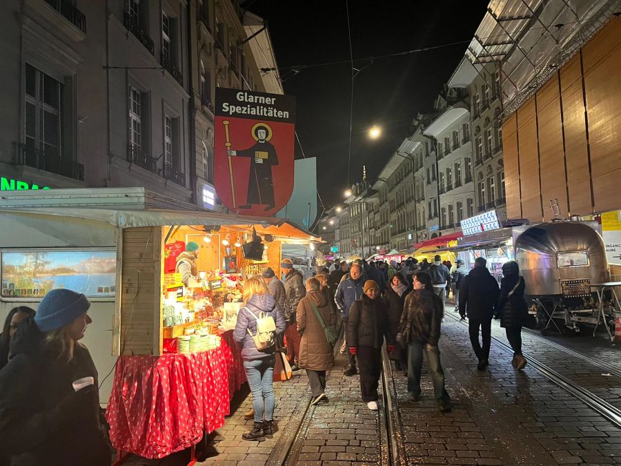 Auch der Kanton Glarus war mit einem Stand in Bern anwesend.