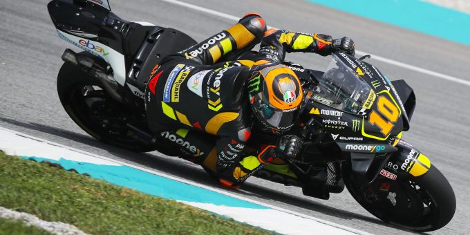 Luca Marini im Einsatz für VR46-Ducati beiM Malaysia-GP der MotoGP. Luca Marini VR46-Ducati MotoGP