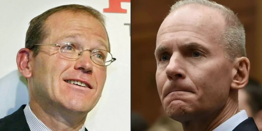 Calhoun (l.) und Muilenburg