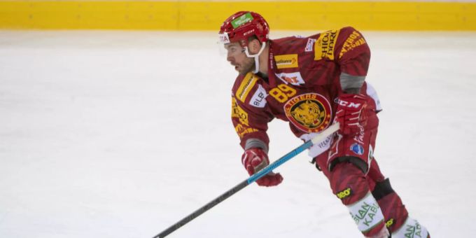 Chris DiDomenico durfte heute gegen den HC wieder auflaufen. Chris DiDomenico