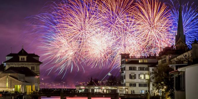 Feuerwerk Zürich Silvester