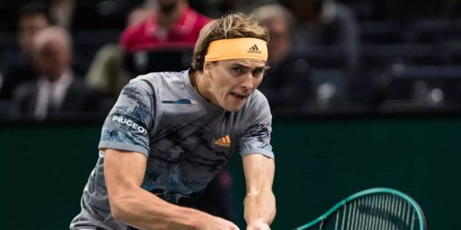 Ist beim Masters-Turnier in Paris ausgeschieden: Alexander Zverev. Foto: Aurelien Morissard/XinHua/dpa