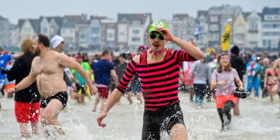 Neujahrsbaden in Malo-les-Bains