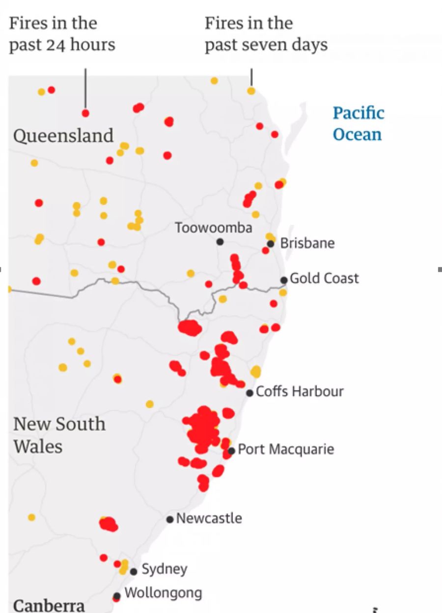 sydney buschbrände