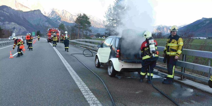 sankt gallen mels autobrand