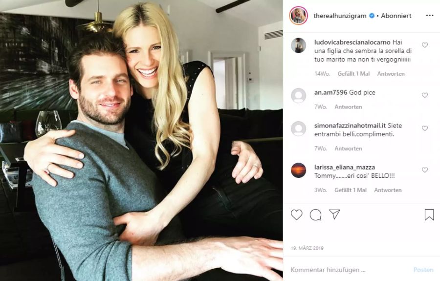 Michelle Hunziker und Tomaso Trussardi sind seit 2014 verheiratet.