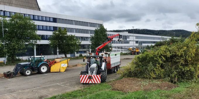 Die Bauarbeiten in Birr haben bereits gestartet. birr