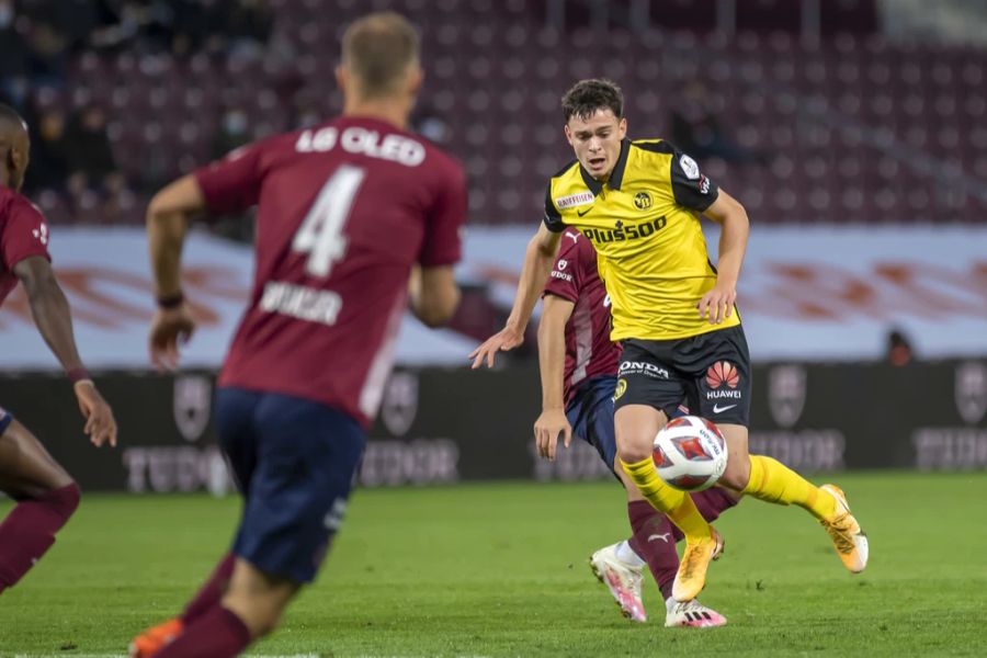 Sein Debüt feiert Fabian Rieder vor rund zwei Jahren unter Gerardo Seoane auswärts gegen Servette – dort steht er gleich in der Startelf.