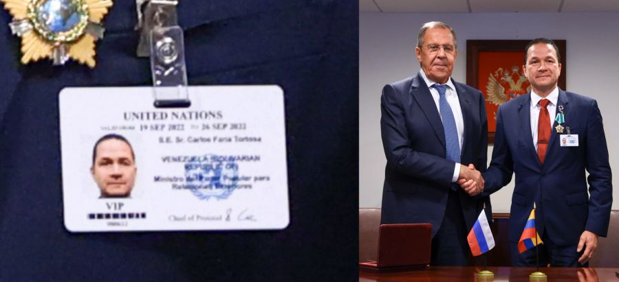 Carlos Faría Sergei Lawrow