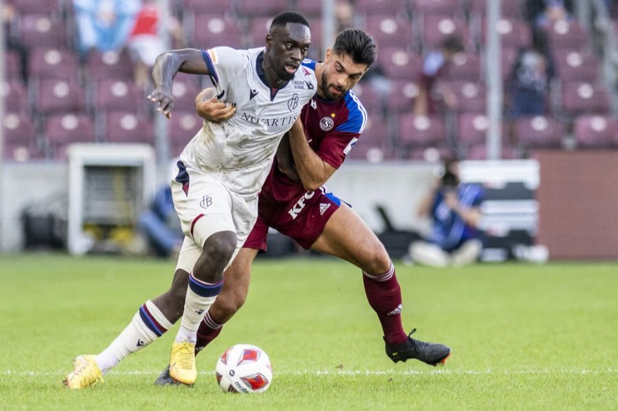 Jean-Kevin Augustin kann beim FC Basel offensiv wenig bewirken.