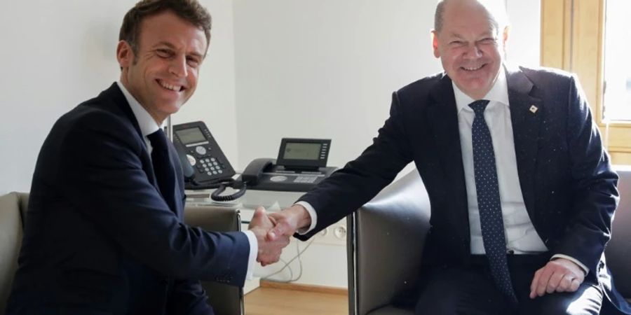 Macron und Scholz beim EU-Gipfel