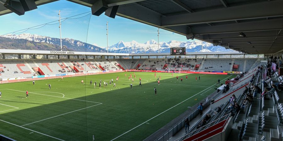 Die Stockhorn Arena in Thun. - Berner Oberland