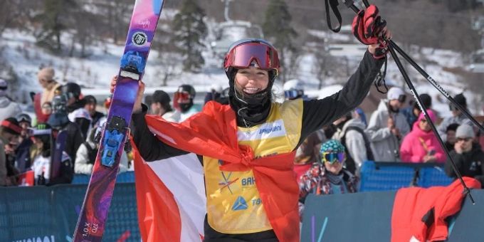 Mathilde Gremaud krönt sich in Georgien zur Slopestyle-Weltmeisterin. Mathilde Gremaud Freestyle WM