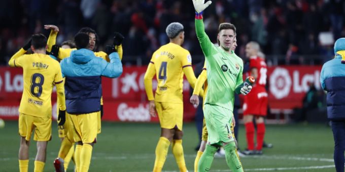 Marc-André ter Stegen, der Goalie des FC Barcelona, ist in dieser Saison nur schwer zu bezwingen. FC Barcelona