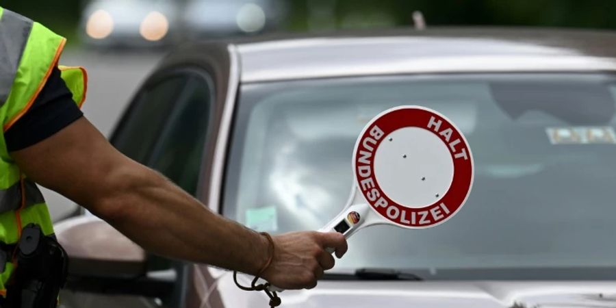 Kontrolle der Polizei