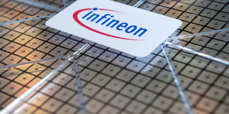 Ein Wafer von Infineon.