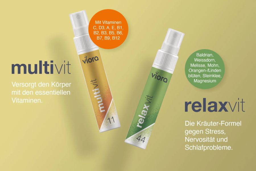 Viora-Sprays sind laktose-, gluten- und zuckerfrei.