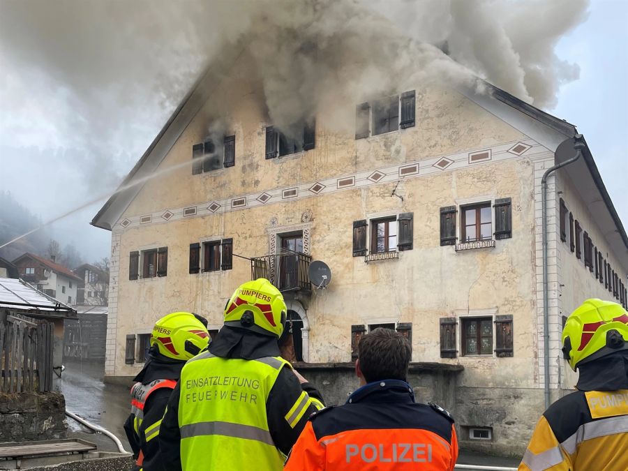 Die Feuerwehr konnte den Brand löschen.