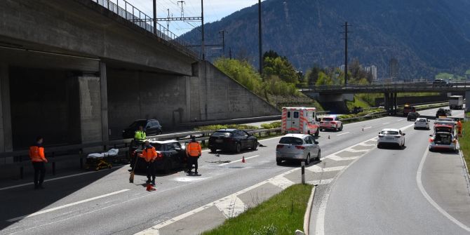 Unfall auf der A13