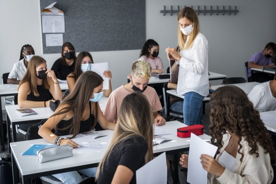 Maskenpflicht Schulkinder Schule Coronavirus