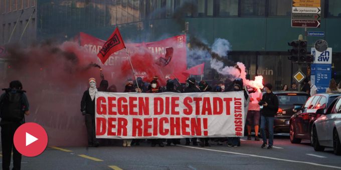 Winterthur ZH - 250 Personen nehmen an unbewilligter Demo teil