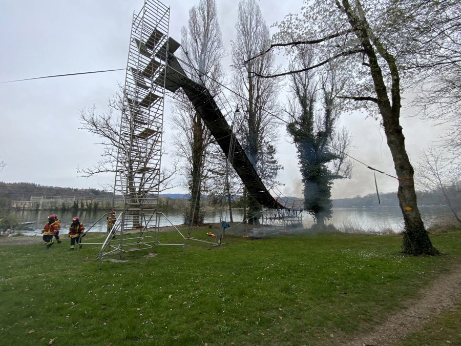 Die Feuerwehr konnte den Brand löschen.