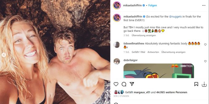 Mikaela Shiffrin verbrachte ihre Zeit auf Maui unter anderem zusammen mit Freund Aleksander Kilde. Mikaela Shiffrin