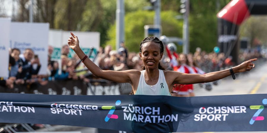 Helen Bekele ist die schnellste Frau auf der Zürcher Marathondistanz