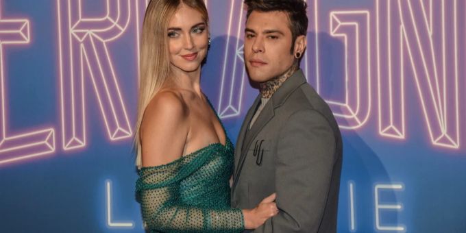 Fedez und Frau Chiara Ferragni. fedez Chiara Ferragni