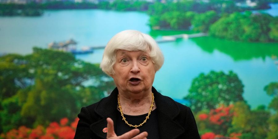 US-Finanzministerin Janet Yellen ist für Gespräche in China.