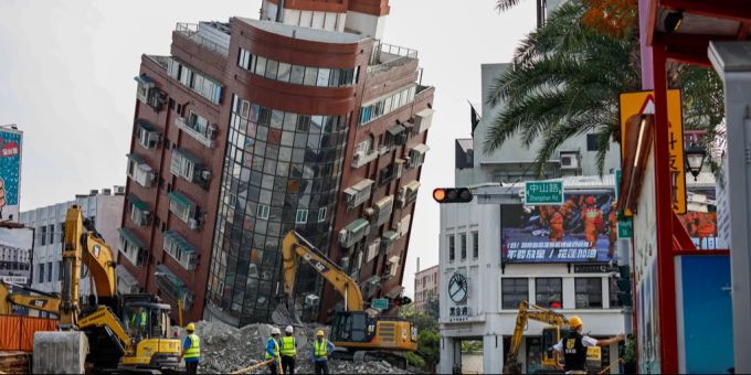 Beim Erdbeben in Taiwan wurden neun Menschen getötet und über 1000 verletzt. Erdbeben