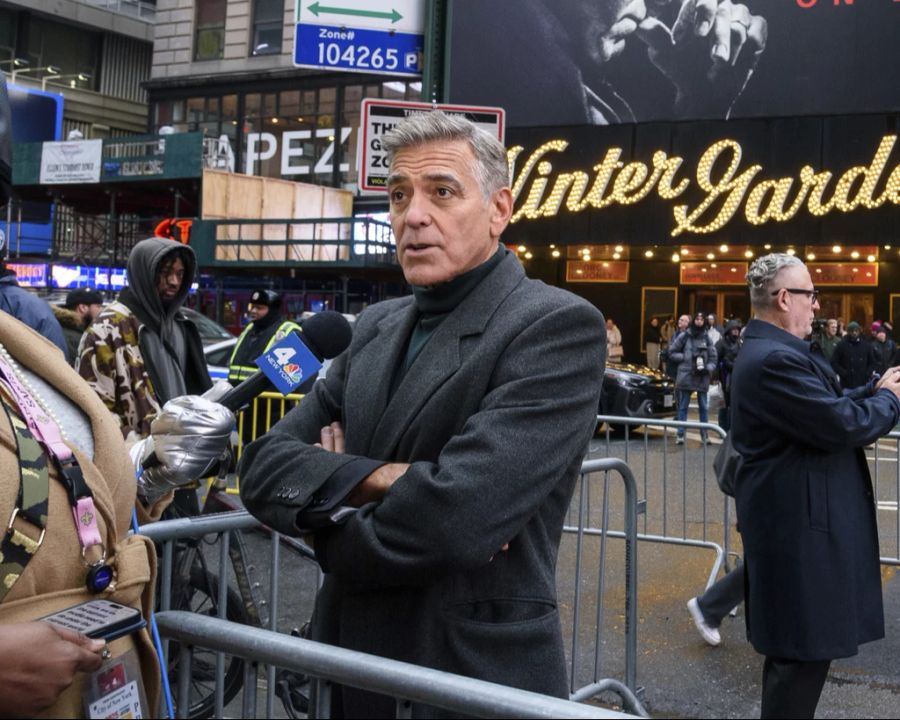 George Clooney ist am Broadway zu sehen.