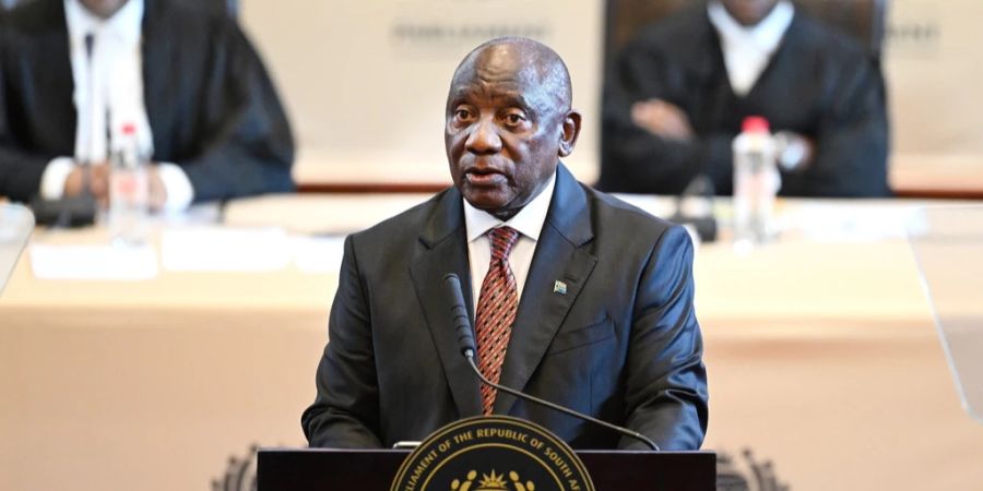 Präsident Cyril Ramaphosa