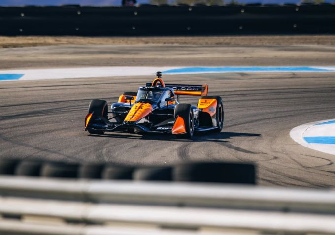 Pato O'Ward (McLaren) muss sich beim Thermal Club GP der IndyCar-Serie mit Rang zwei begnügen. Pato O'Ward IndyCar