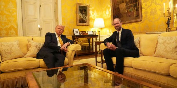 Trump nutzte seinen Besuch in Paris auch für ein Treffen mit dem britischen Thronfolger. Trump nutzte seinen Besuch in Paris auch für ein Treffen mit dem britischen Thronfolger.