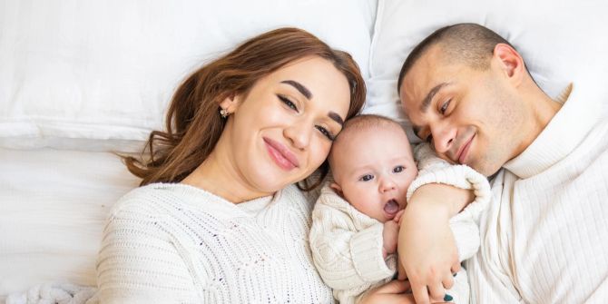 Familie, Baby, Mutter, Vater