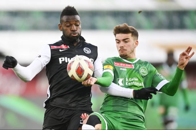 Spielt künftig für statt gegen den FC St.Gallen: Jean-Pierre Nsame. FC St.Gallen