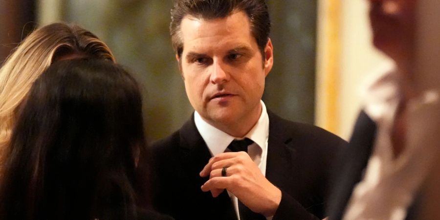 Matt Gaetz stammt aus einer wohlhabenden Familie in Florida - und ist ein lautstarker Unterstützer von Donald Trump. (Archivbild)