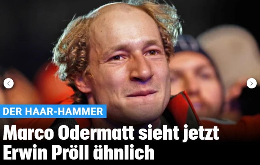 Die «Kronen-Zeitung» betitelt Odis neue Frisur als «Haar-Hammer».