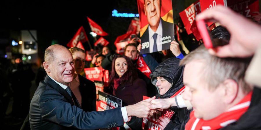 Scholz und Merz im TV-Duell