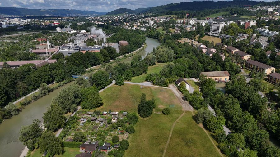An der Spitze der Werdinsel ist es erlaubt, nackt zu baden. Auf dem Rest der Insel ist es verboten.