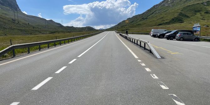 Geschwindigkeitskontrolle Julierpassstrasse