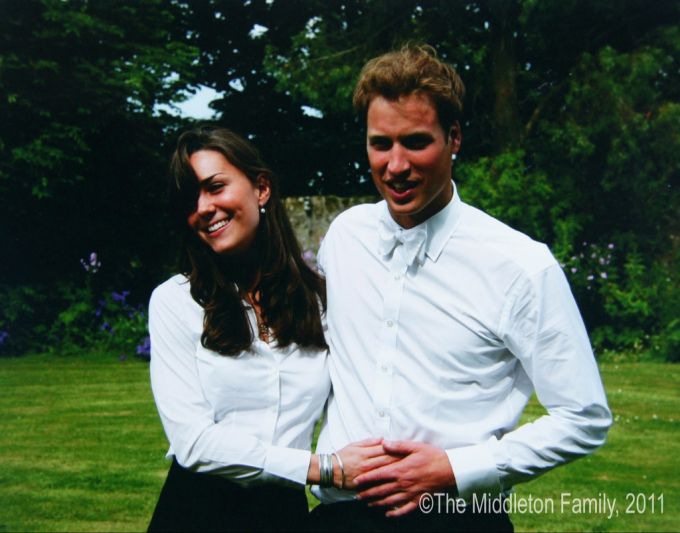 Frisch verliebt: Kate und William nach ihrem Abschluss and er University of St Andrews. kate und William