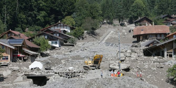 Brienz GR Bergsturz