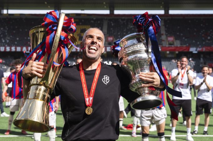 Fabio Celestini holt mit dem FC Basel das Double. Fabio Celestini FC Basel