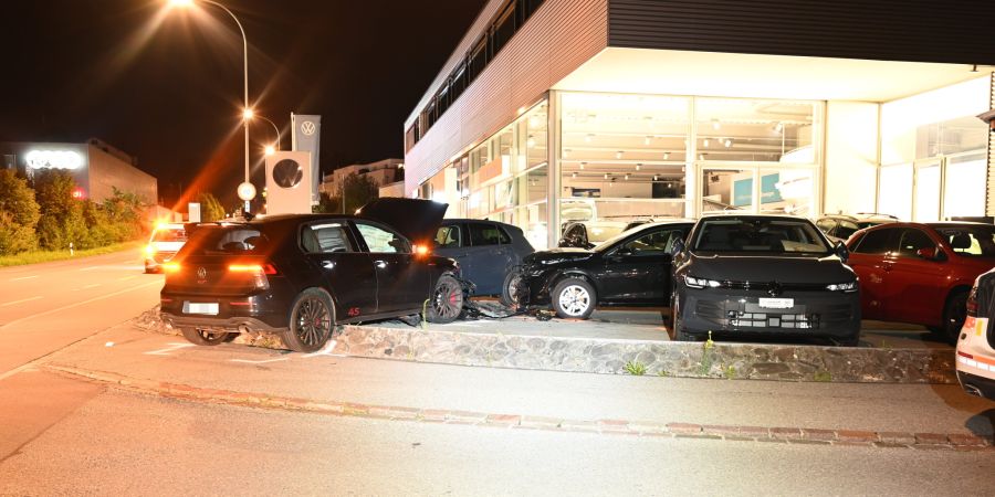 Selbstunfall in Wittenbach