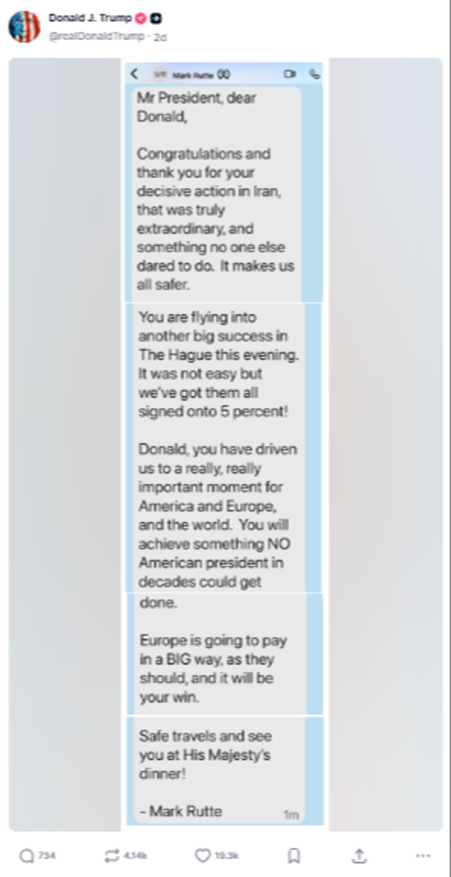 trump rutte