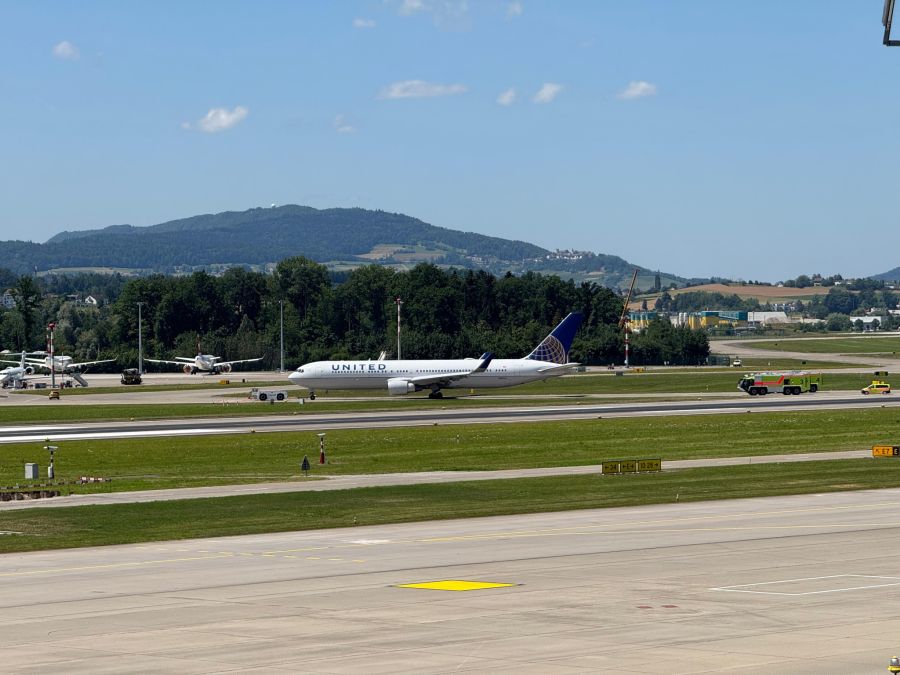 flughafen zürich reifenpanne